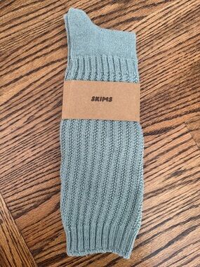 NWT SKIMS Slouch Socks Sage Green